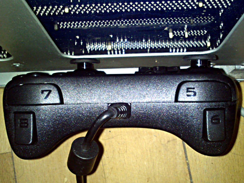 Thrustmaster back view